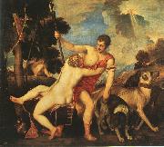  Titian Venus and Adonis oil painting reproduction